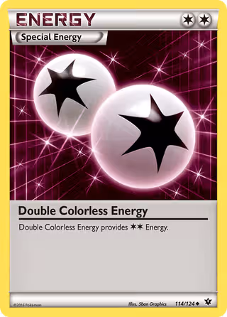 Double Colorless Energy 114/124 Pokemon card