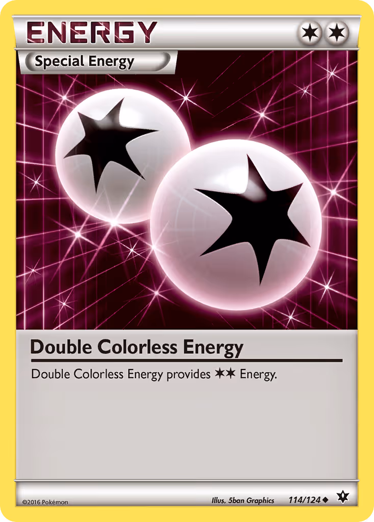 Double Colorless Energy 114/124 Pokemon card