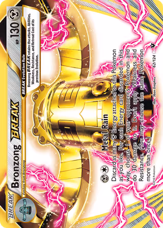Bronzong BREAK 62/124 Pokemon card