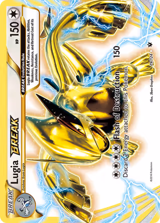 Lugia BREAK 79/124 Pokemon card