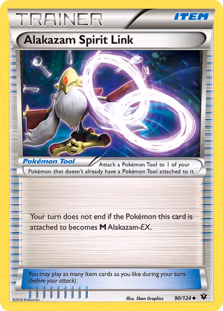 Alakazam Spirit Link 90/124 Pokemon card