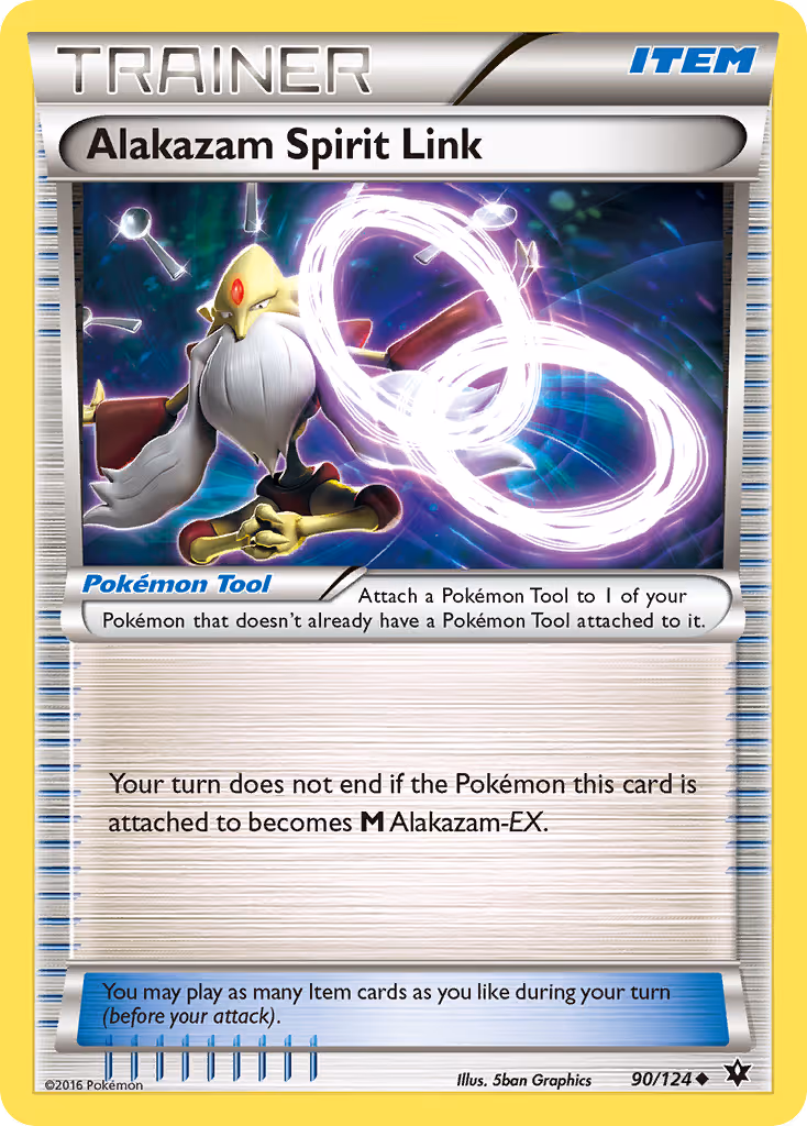 Alakazam Spirit Link 90/124 Pokemon card