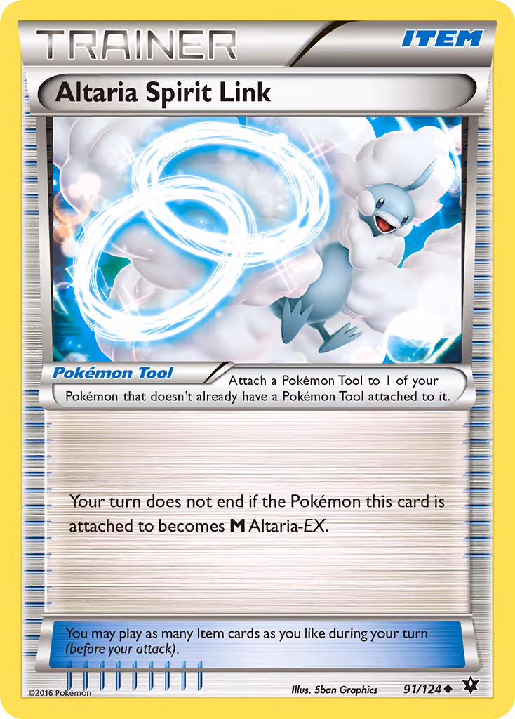 Altaria Spirit Link 91/124 Pokemon card