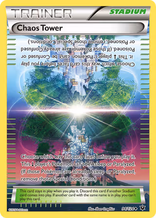 Chaos Tower 94/124 Pokemon card