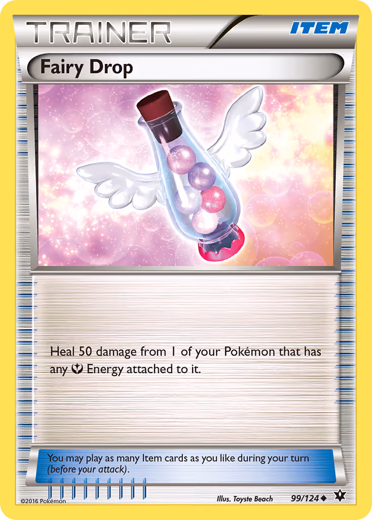 Fairy Drop 99/124 Pokemon card
