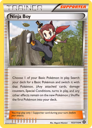 Ninja Boy 103/114 Pokemon card