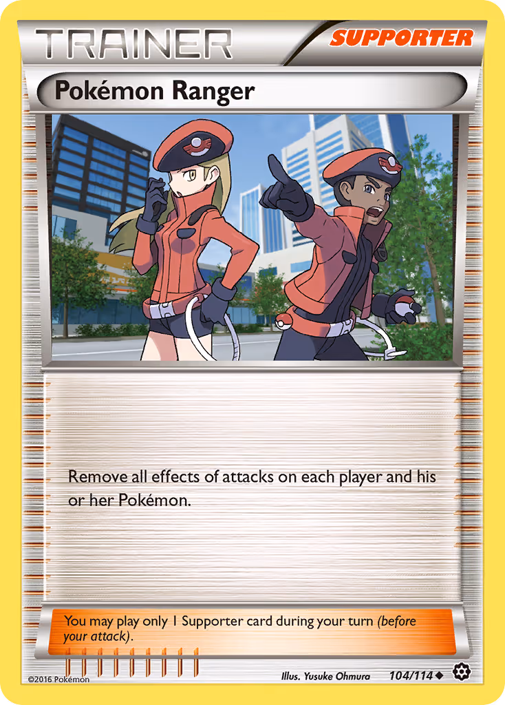 Pokémon Ranger 104/114 Pokemon card