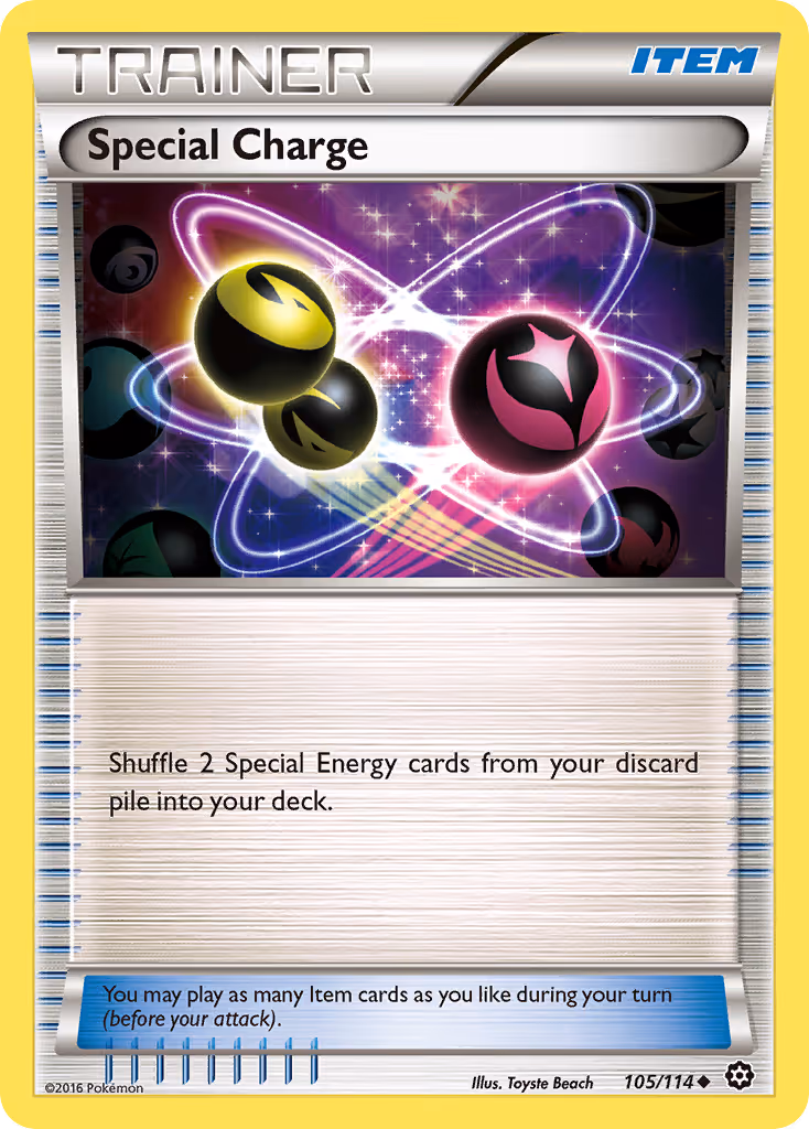 Special Charge 105/114 Pokemon card