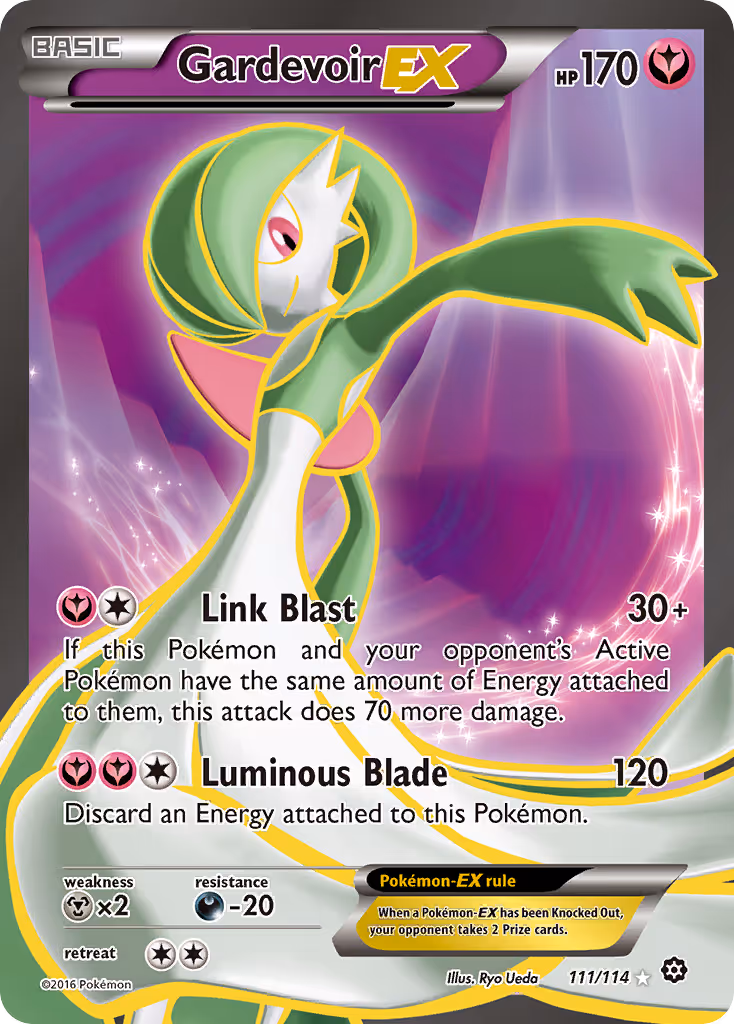 Gardevoir EX 111/114 Pokemon card
