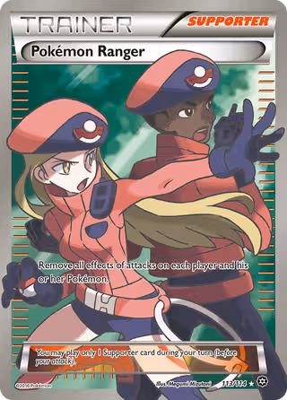 Pokémon Ranger 113/114 Pokemon card
