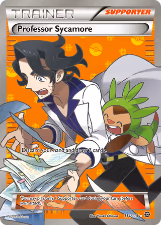 Professor Sycamore 114/114 Pokemon card