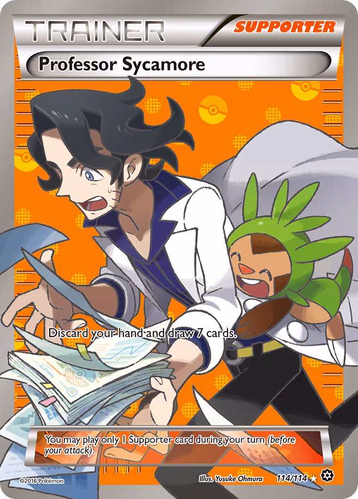 Professor Sycamore 114/114 Pokemon card