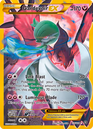 Gardevoir EX 116/114 Pokemon card