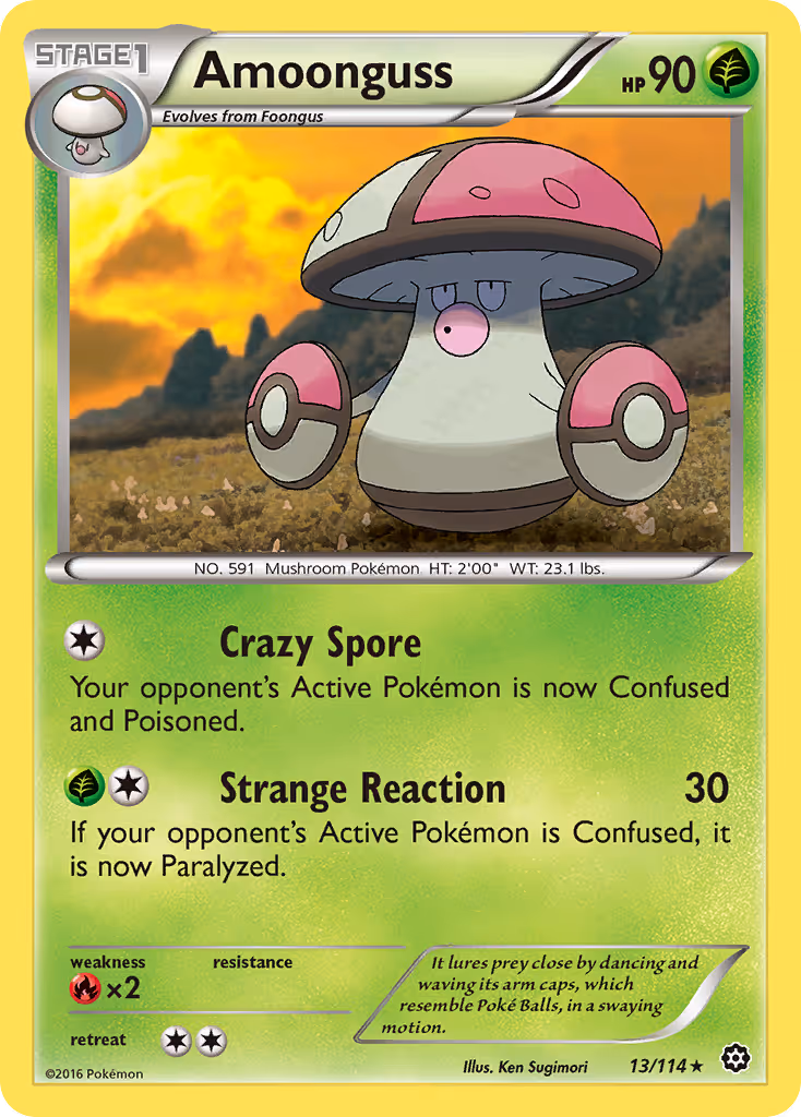 Amoonguss 13/114 Pokemon card