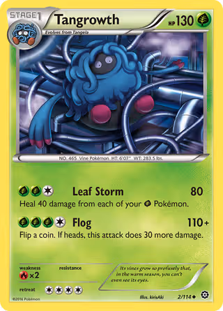Tangrowth 2/114 Pokemon card