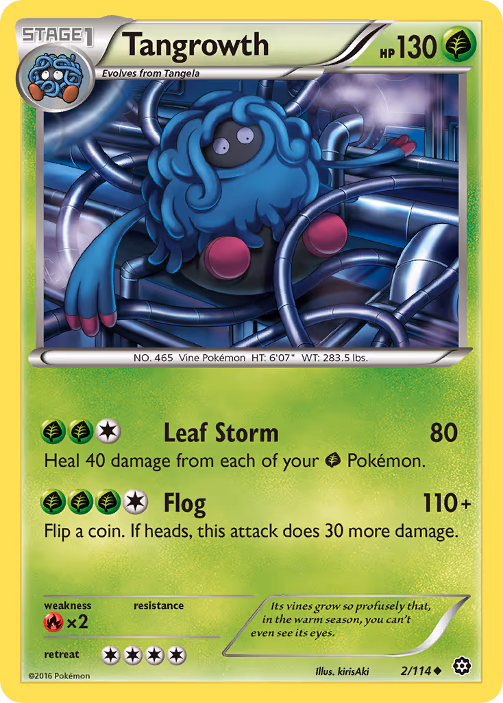 Tangrowth 2/114 Pokemon card