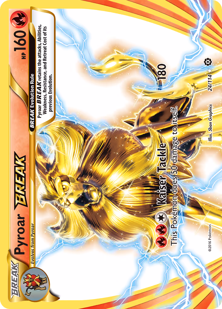 Pyroar BREAK 24/114 Pokemon card