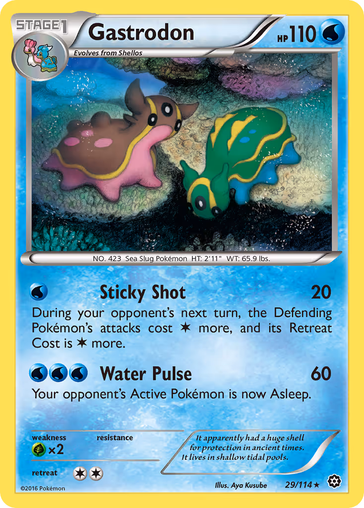 Gastrodon 29/114 Pokemon card