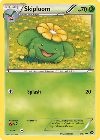 Skiploom 4/114 Pokemon card