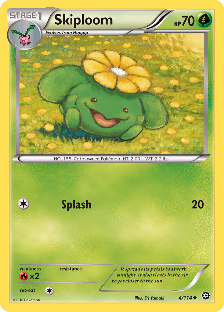 Skiploom 4/114 Pokemon card