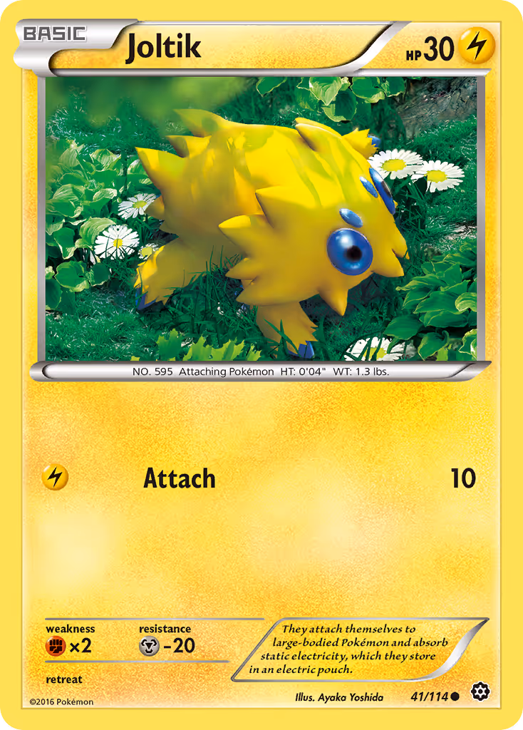 Joltik 41/114 Pokemon card