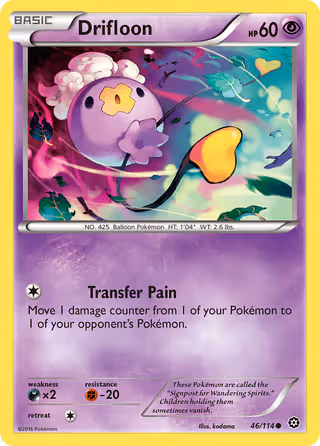 Drifloon 46/114 Pokemon card
