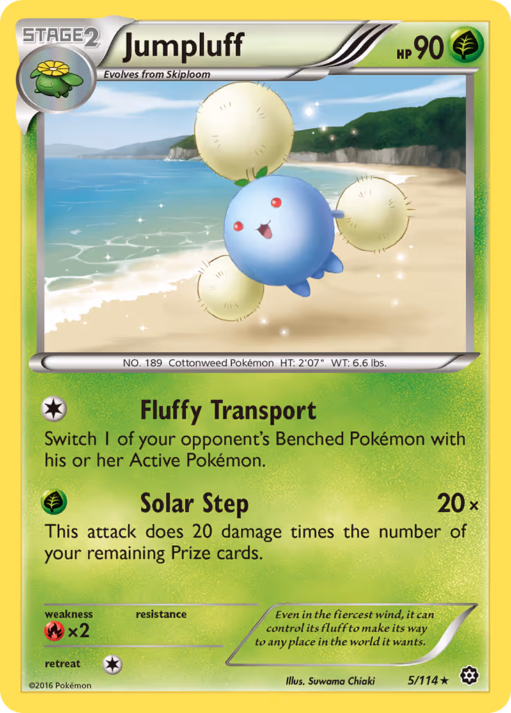 Jumpluff 5/114 Pokemon card