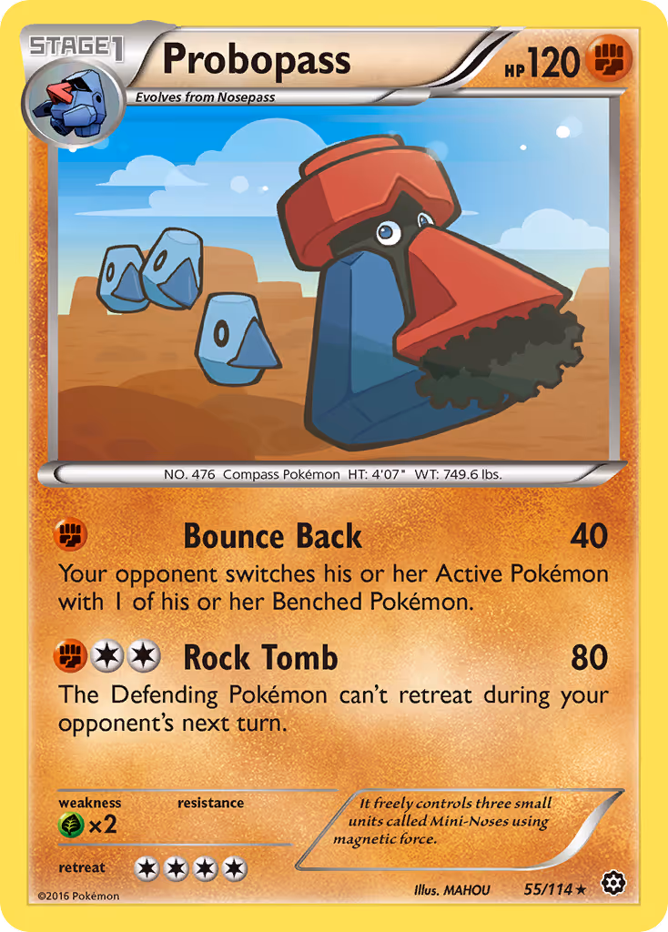Probopass 55/114 Pokemon card
