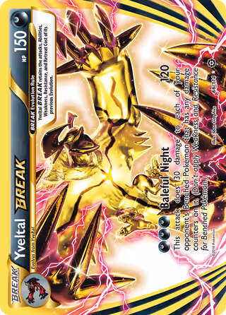 Yveltal BREAK 66/114 Pokemon card