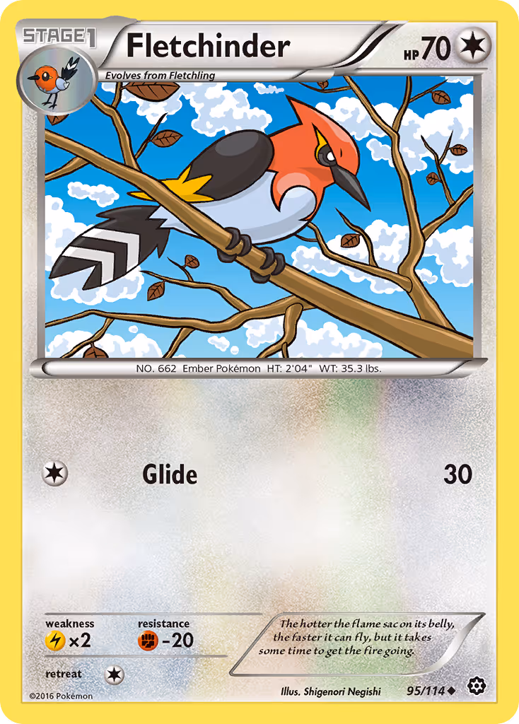 Fletchinder 95/114 Pokemon card