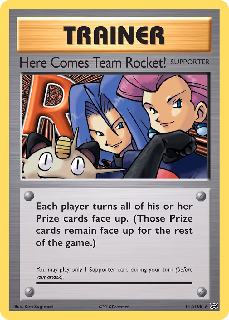 Here Comes Team Rocket! 113/108 Pokemon card