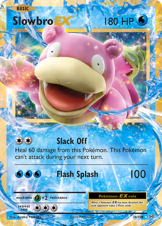 Slowbro EX 26/108 Pokemon card