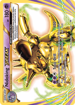 Nidoking BREAK 46/108 Pokemon card