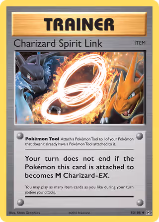 Charizard Spirit Link 75/108 Pokemon card