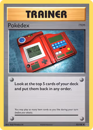 Pokédex 82/108 Pokemon card