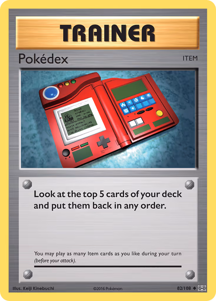 Pokédex 82/108 Pokemon card