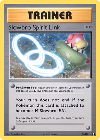 Slowbro Spirit Link 86/108 Pokemon card