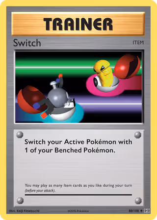 Switch 88/108 Pokemon card