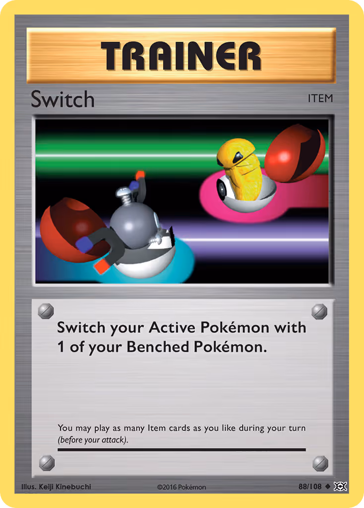 Switch 88/108 Pokemon card
