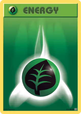 Grass Energy 91/108 Pokemon card