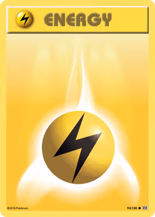 Lightning Energy 94/108 Pokemon card