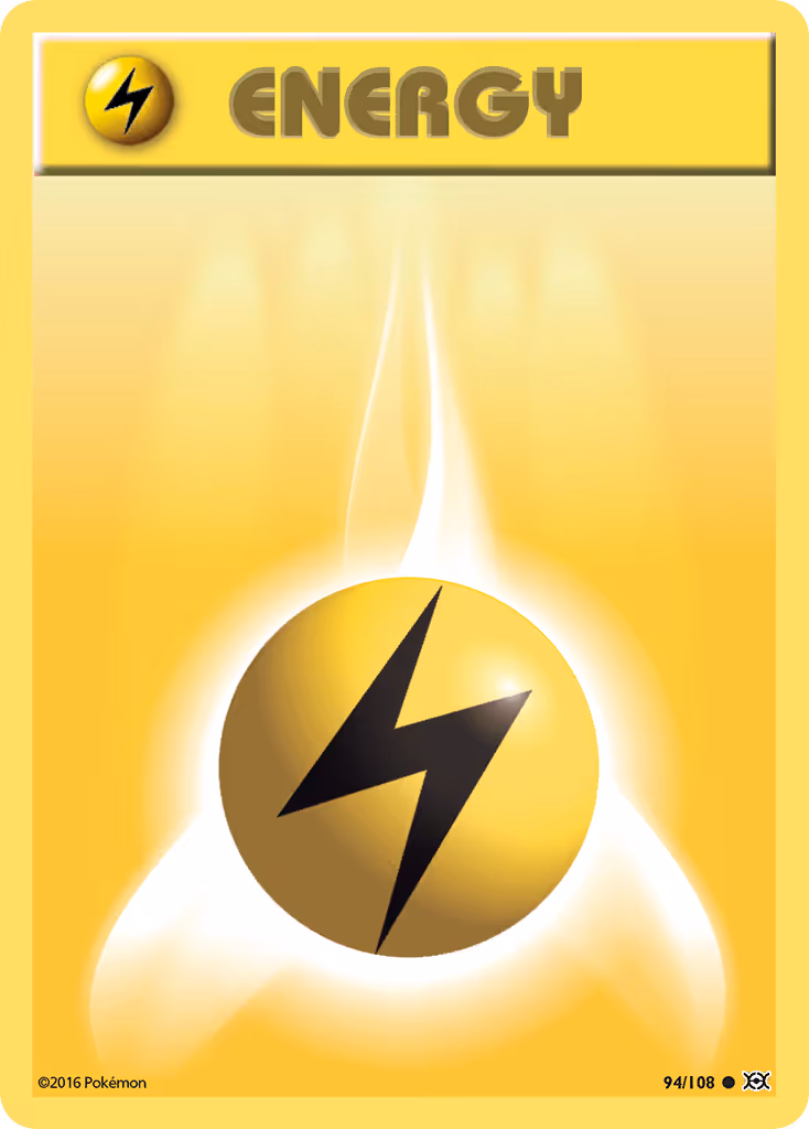 Lightning Energy 94/108 Pokemon card