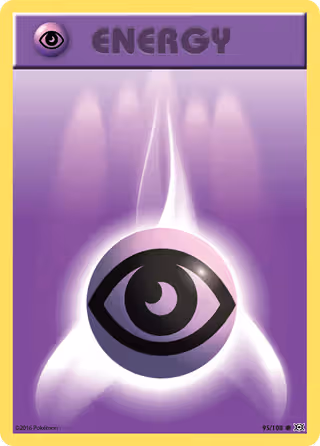 Psychic Energy 95/108 Pokemon card