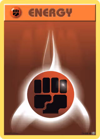 Fighting Energy 96/108 Pokemon card
