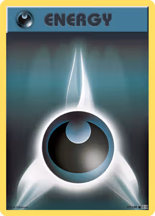 Darkness Energy 97/108 Pokemon card