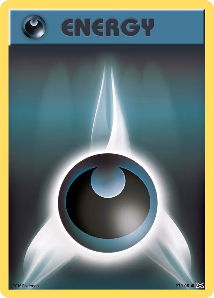 Darkness Energy 97/108 Pokemon card
