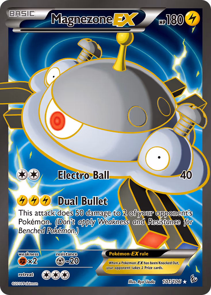 Magnezone EX 101/106 Pokemon card