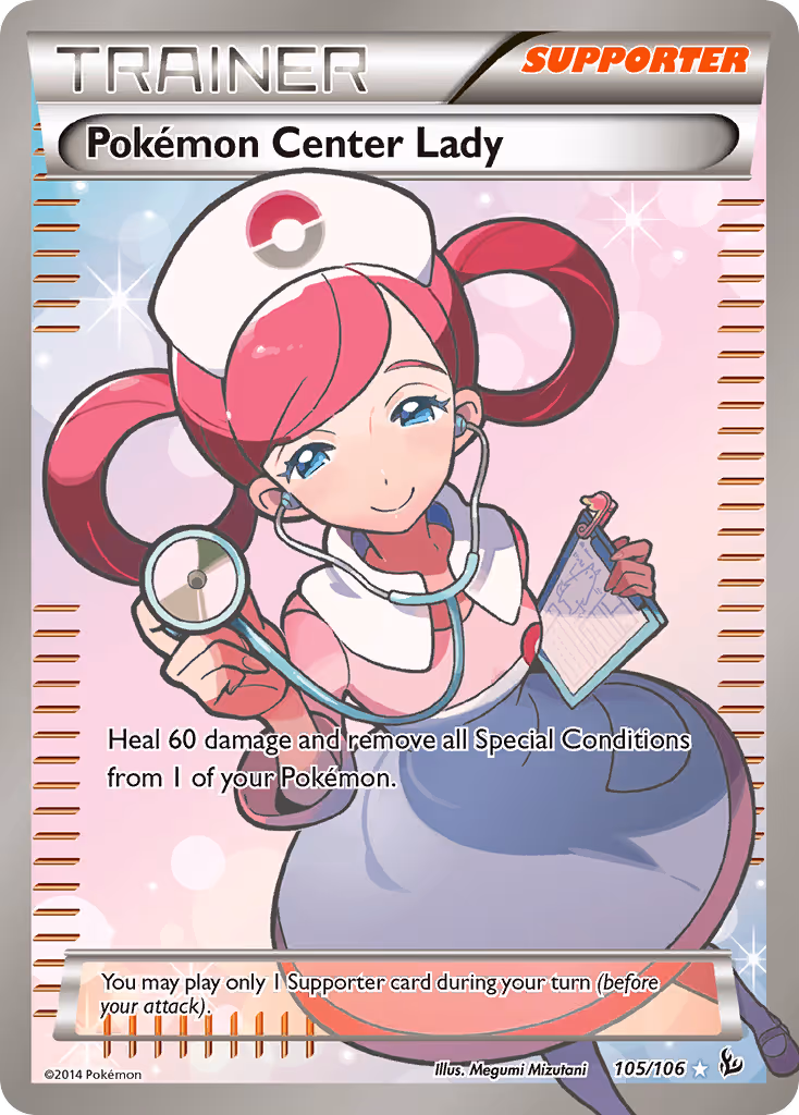 Pokémon Center Lady 105/106 Pokemon card