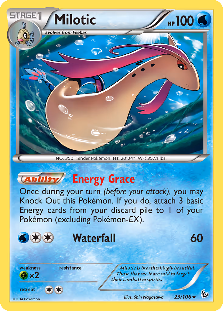 Milotic 23/106 Pokemon card