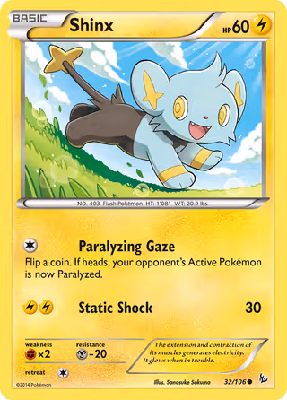 Shinx 32/106 Pokemon card